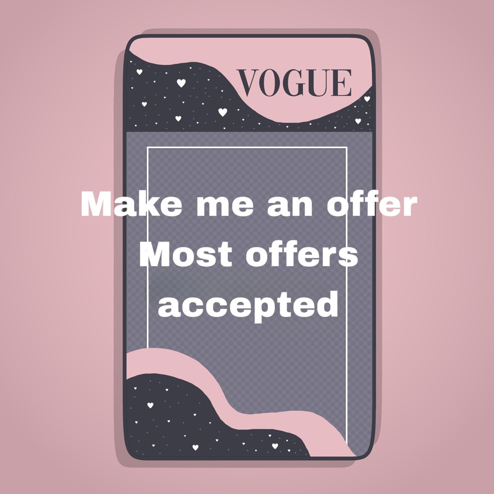 Vogue Pink Graphic Phone Wallpaper